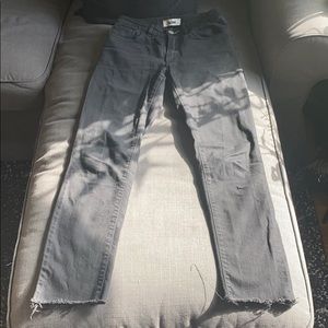 ACNE high rise black denim